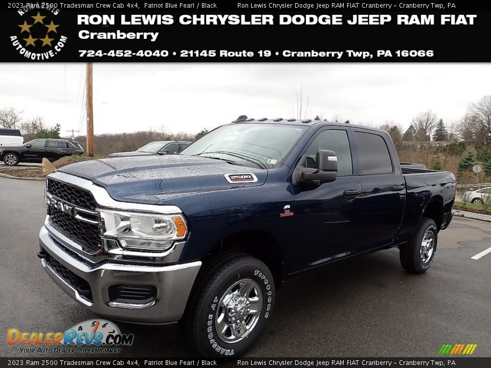 2023 Ram 2500 Tradesman Crew Cab 4x4 Patriot Blue Pearl / Black Photo #1