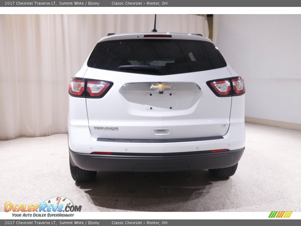 2017 Chevrolet Traverse LT Summit White / Ebony Photo #18