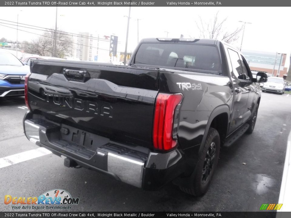 2022 Toyota Tundra TRD Off-Road Crew Cab 4x4 Midnight Black Metallic / Boulder Photo #9