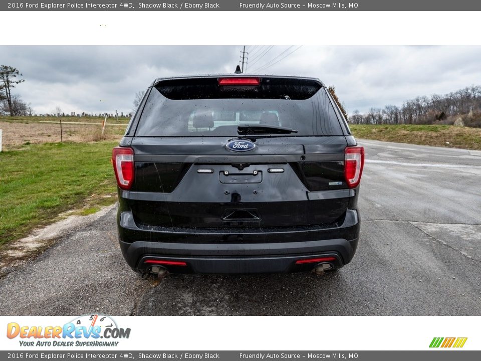 2016 Ford Explorer Police Interceptor 4WD Shadow Black / Ebony Black Photo #4