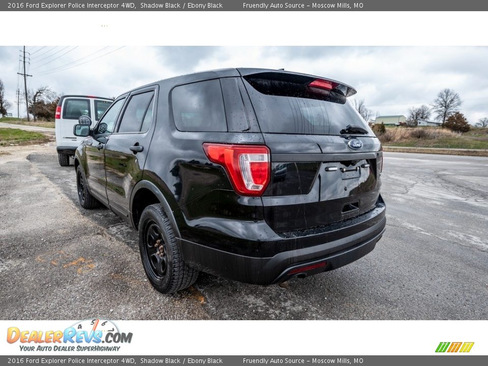 2016 Ford Explorer Police Interceptor 4WD Shadow Black / Ebony Black Photo #5