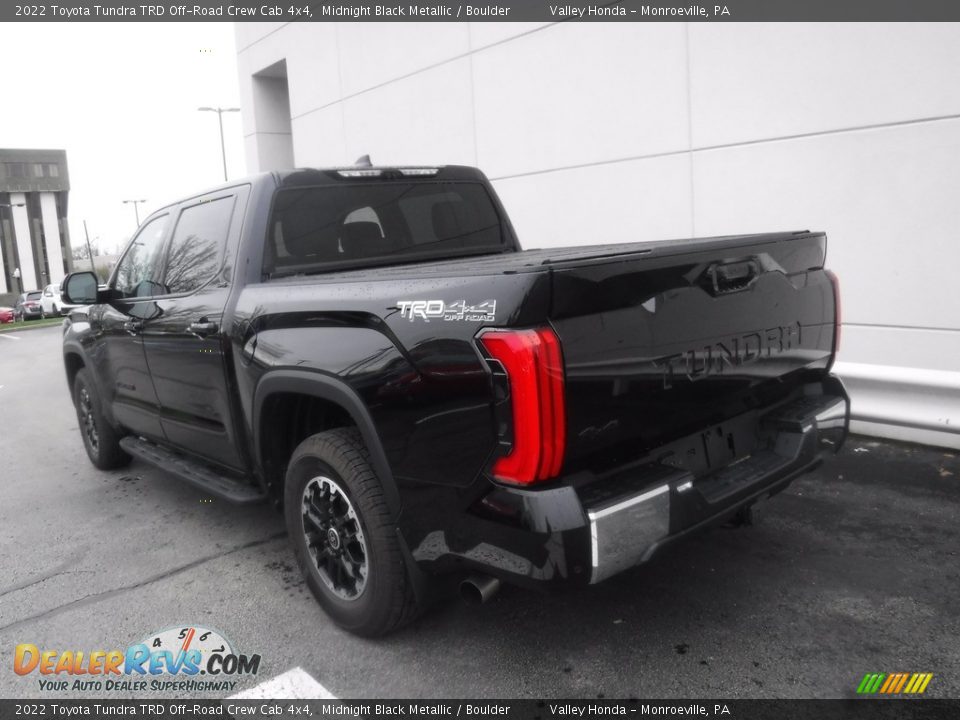2022 Toyota Tundra TRD Off-Road Crew Cab 4x4 Midnight Black Metallic / Boulder Photo #11