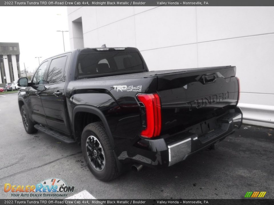 2022 Toyota Tundra TRD Off-Road Crew Cab 4x4 Midnight Black Metallic / Boulder Photo #11