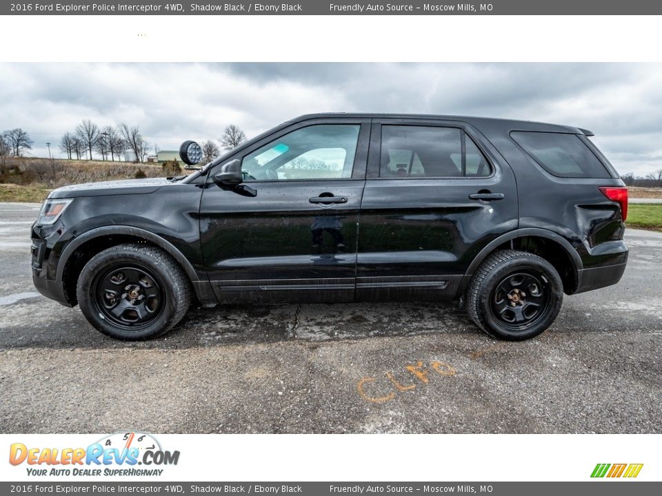 2016 Ford Explorer Police Interceptor 4WD Shadow Black / Ebony Black Photo #6