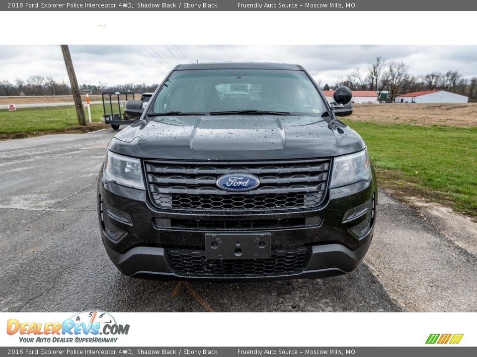 2016 Ford Explorer Police Interceptor 4WD Shadow Black / Ebony Black Photo #8