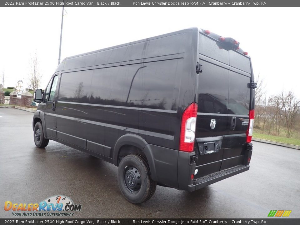 2023 Ram ProMaster 2500 High Roof Cargo Van Black / Black Photo #2