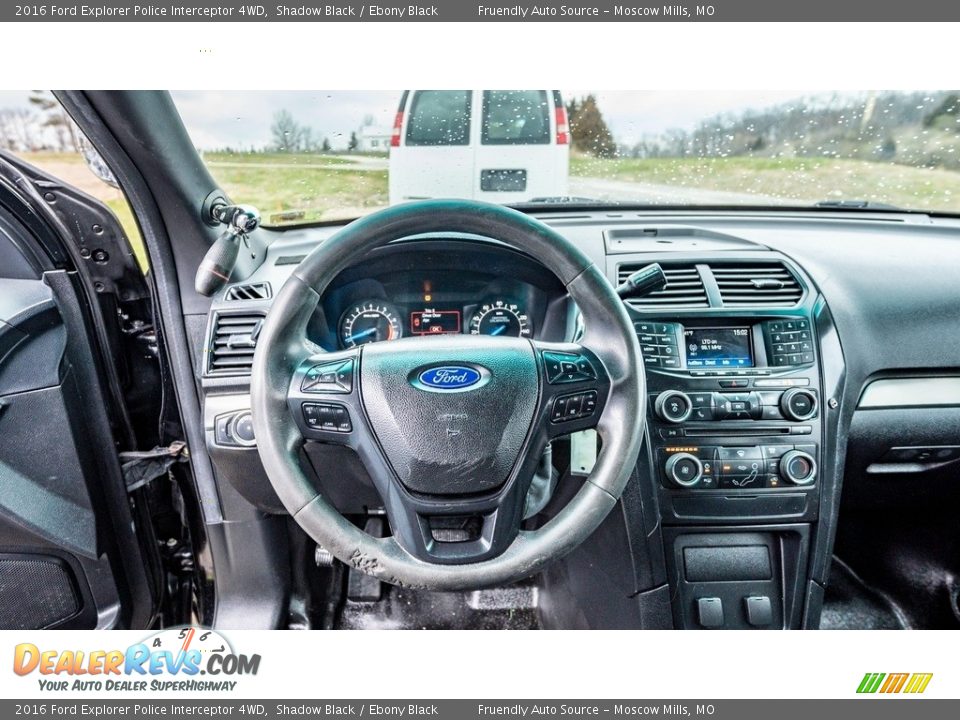 2016 Ford Explorer Police Interceptor 4WD Shadow Black / Ebony Black Photo #10
