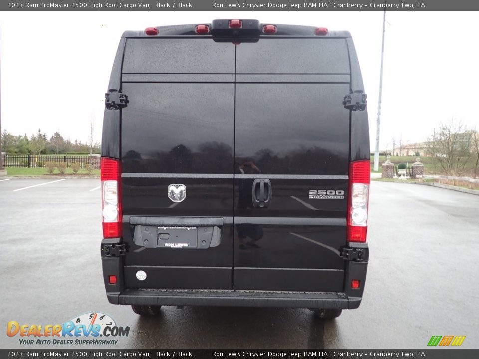 2023 Ram ProMaster 2500 High Roof Cargo Van Black / Black Photo #4