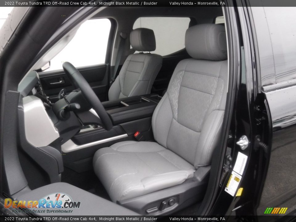 Front Seat of 2022 Toyota Tundra TRD Off-Road Crew Cab 4x4 Photo #20