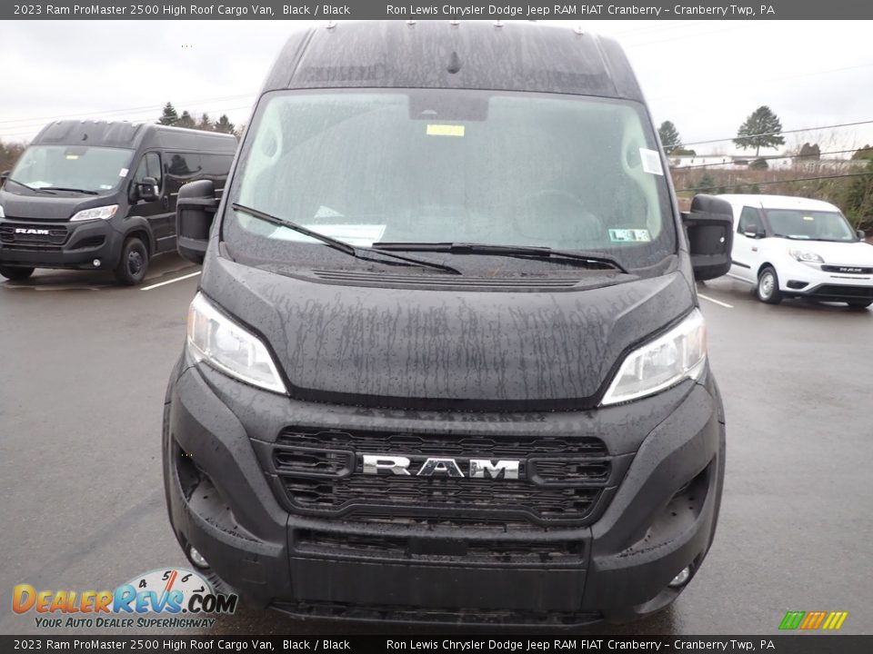 2023 Ram ProMaster 2500 High Roof Cargo Van Black / Black Photo #8