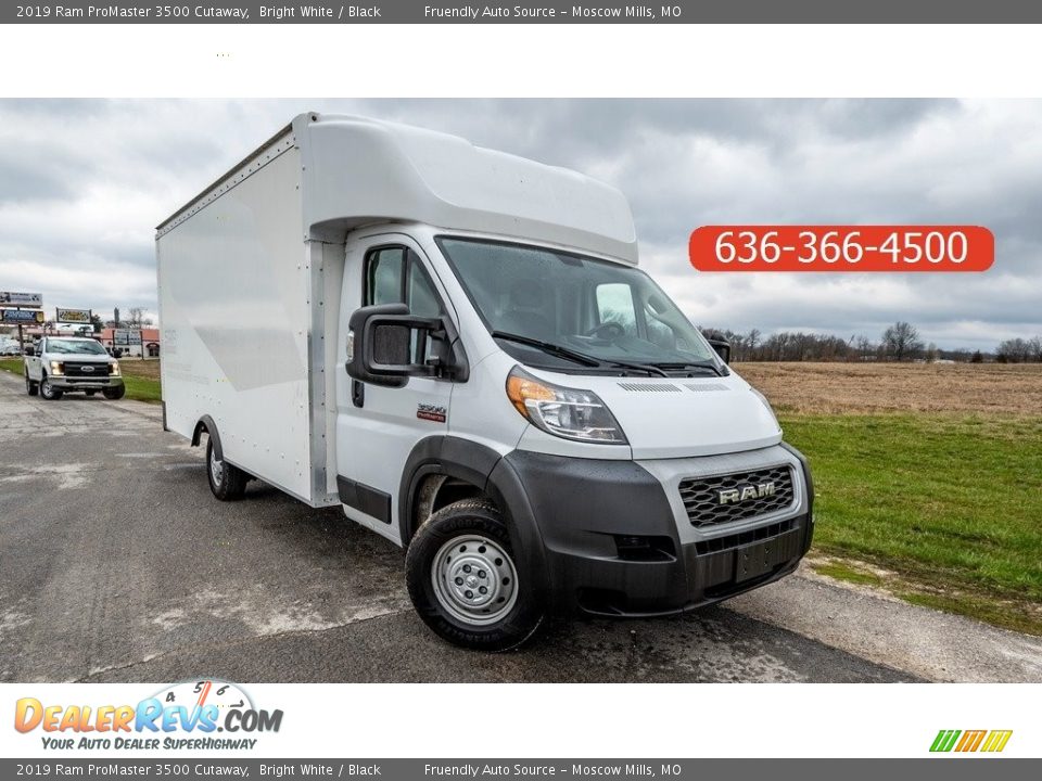 2019 Ram ProMaster 3500 Cutaway Bright White / Black Photo #1