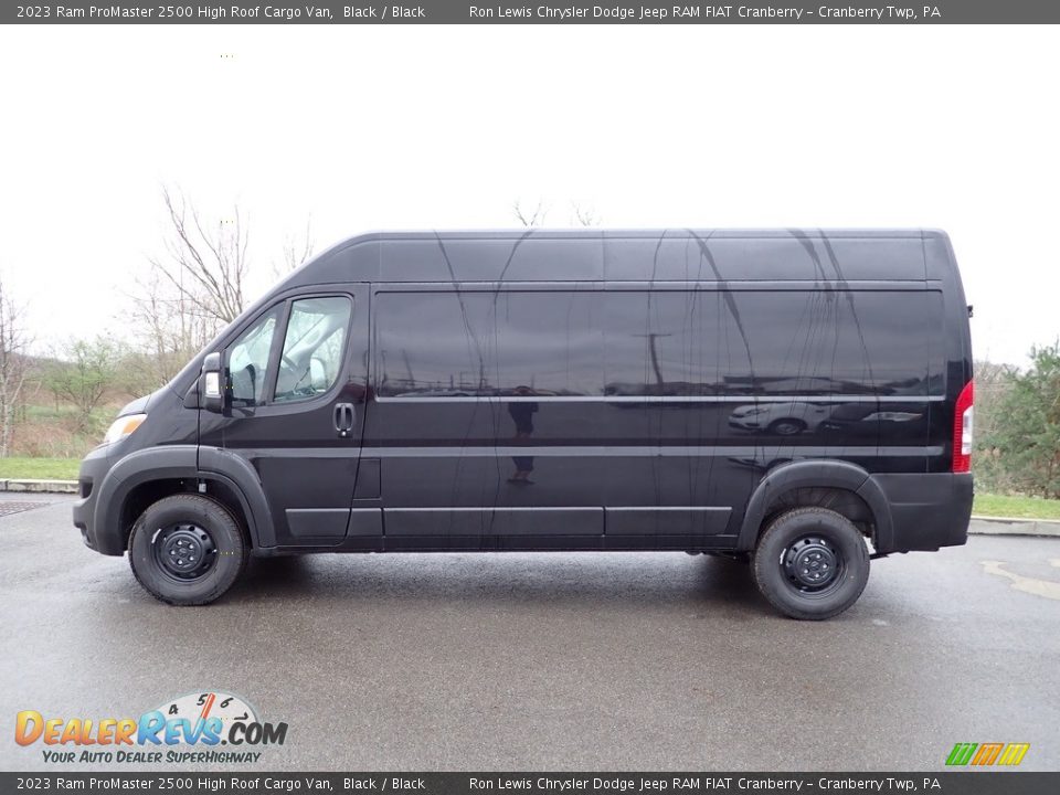 2023 Ram ProMaster 2500 High Roof Cargo Van Black / Black Photo #2