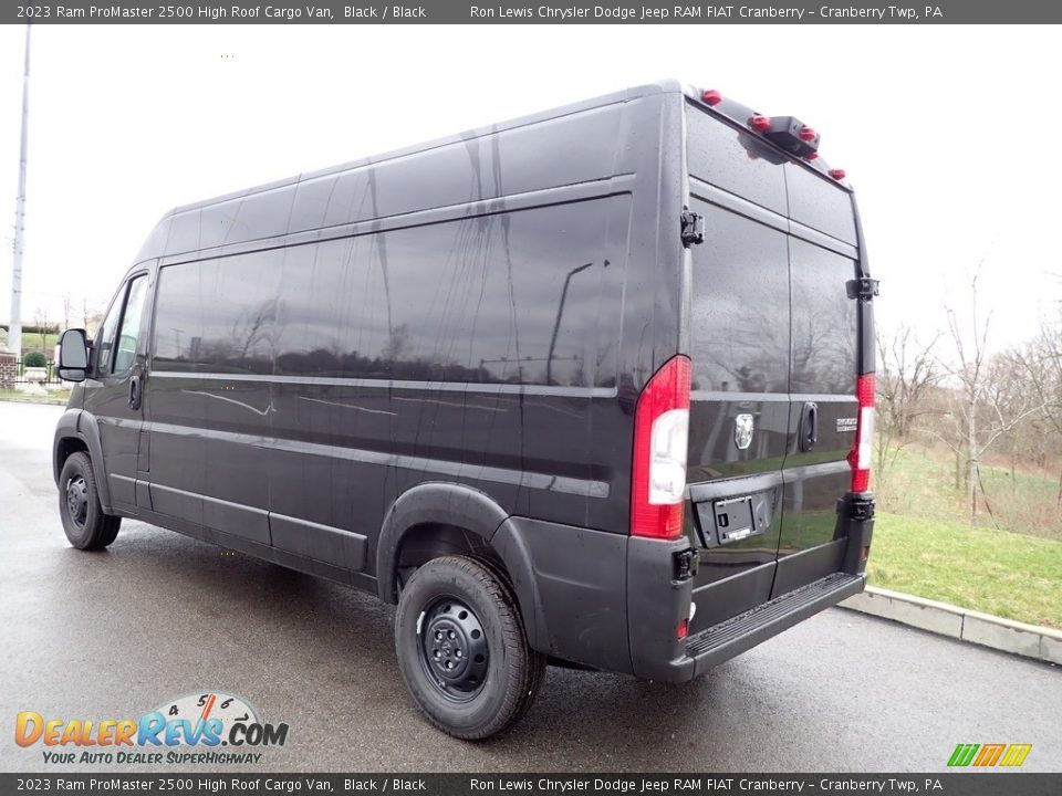 2023 Ram ProMaster 2500 High Roof Cargo Van Black / Black Photo #3