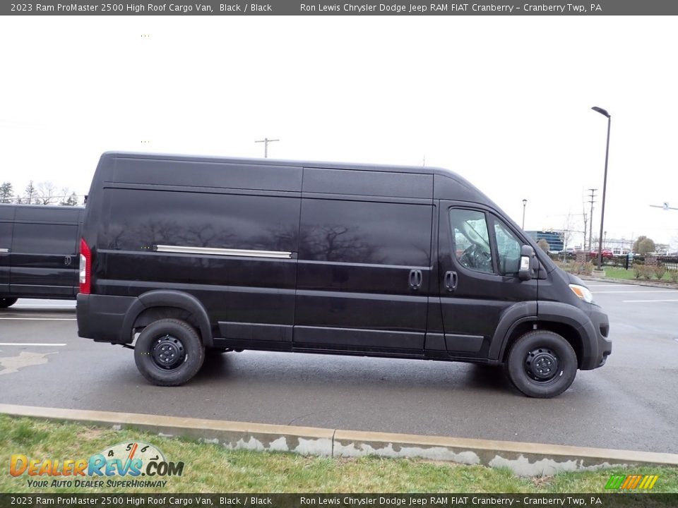 2023 Ram ProMaster 2500 High Roof Cargo Van Black / Black Photo #6