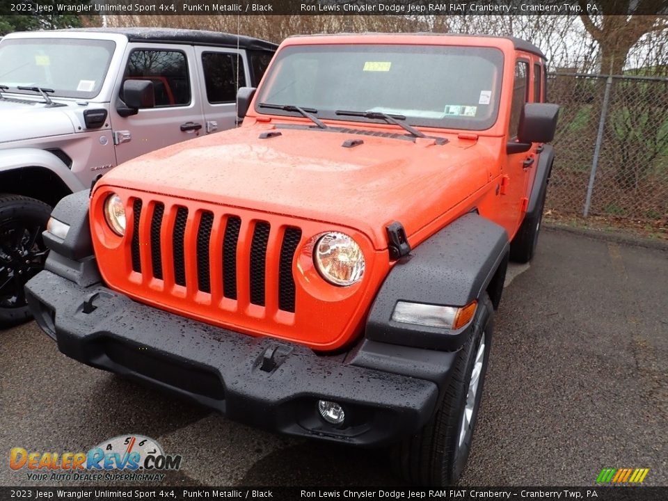 2023 Jeep Wrangler Unlimited Sport 4x4 Punk'n Metallic / Black Photo #2