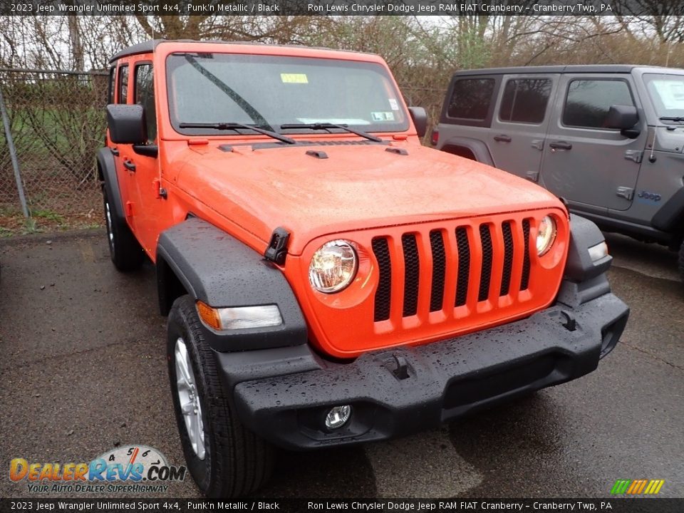 2023 Jeep Wrangler Unlimited Sport 4x4 Punk'n Metallic / Black Photo #3