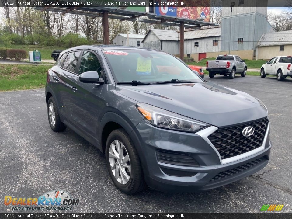 2019 Hyundai Tucson SE AWD Dusk Blue / Black Photo #7