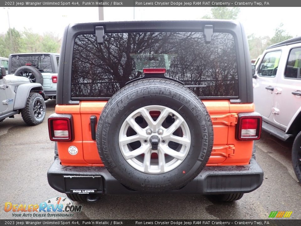 2023 Jeep Wrangler Unlimited Sport 4x4 Punk'n Metallic / Black Photo #6