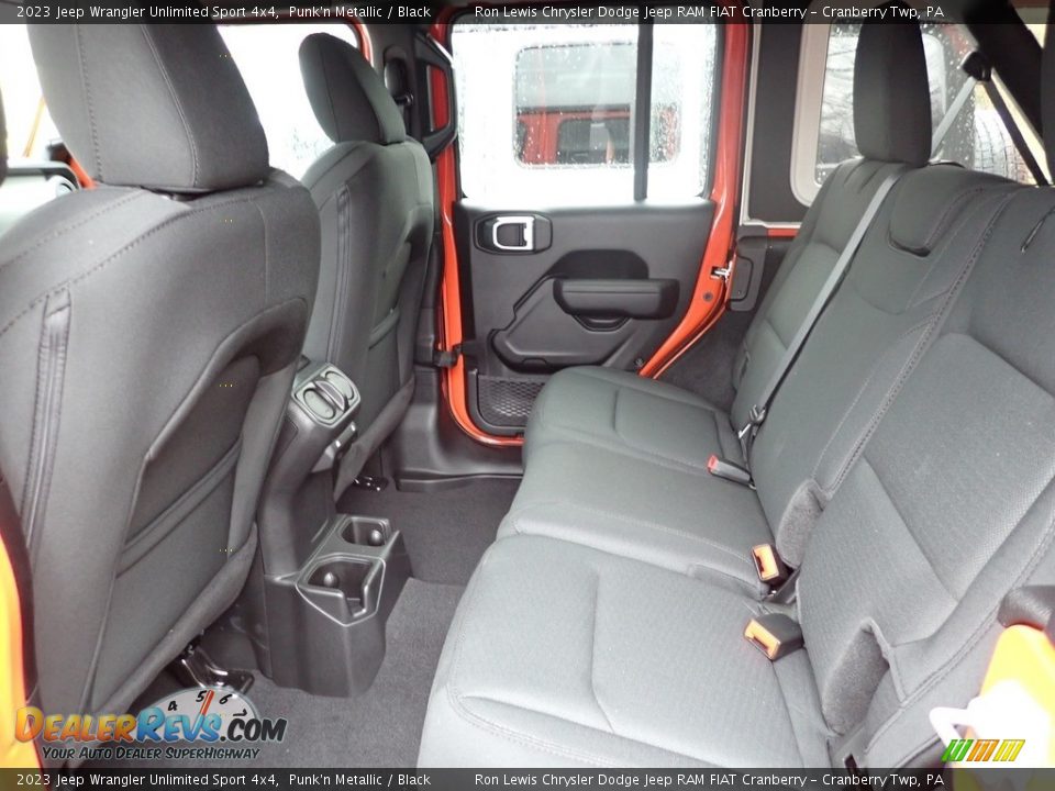 Rear Seat of 2023 Jeep Wrangler Unlimited Sport 4x4 Photo #9