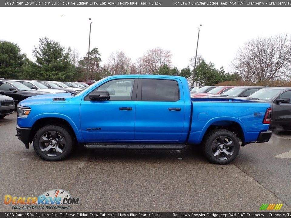 Hydro Blue Pearl 2023 Ram 1500 Big Horn Built To Serve Edition Crew Cab 4x4 Photo #2