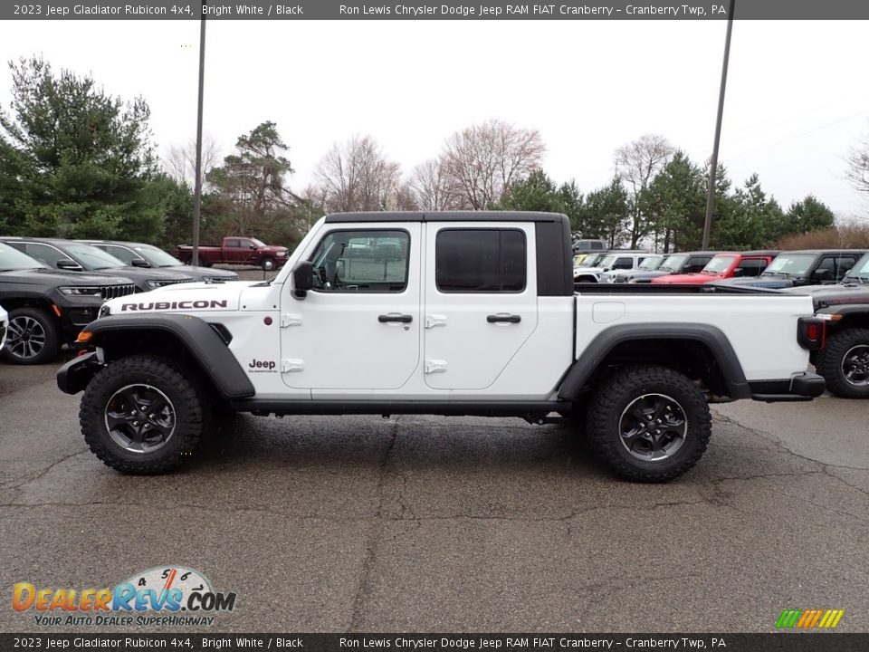 2023 Jeep Gladiator Rubicon 4x4 Bright White / Black Photo #2