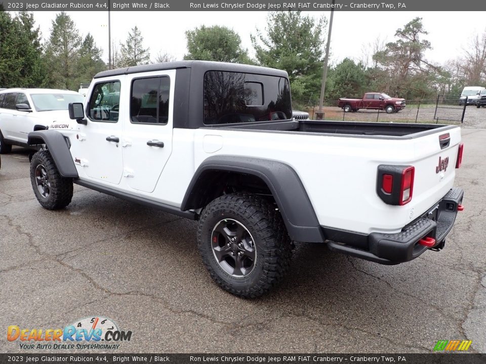 2023 Jeep Gladiator Rubicon 4x4 Bright White / Black Photo #3