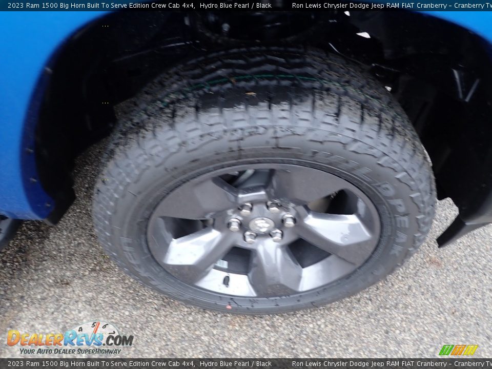 2023 Ram 1500 Big Horn Built To Serve Edition Crew Cab 4x4 Hydro Blue Pearl / Black Photo #10