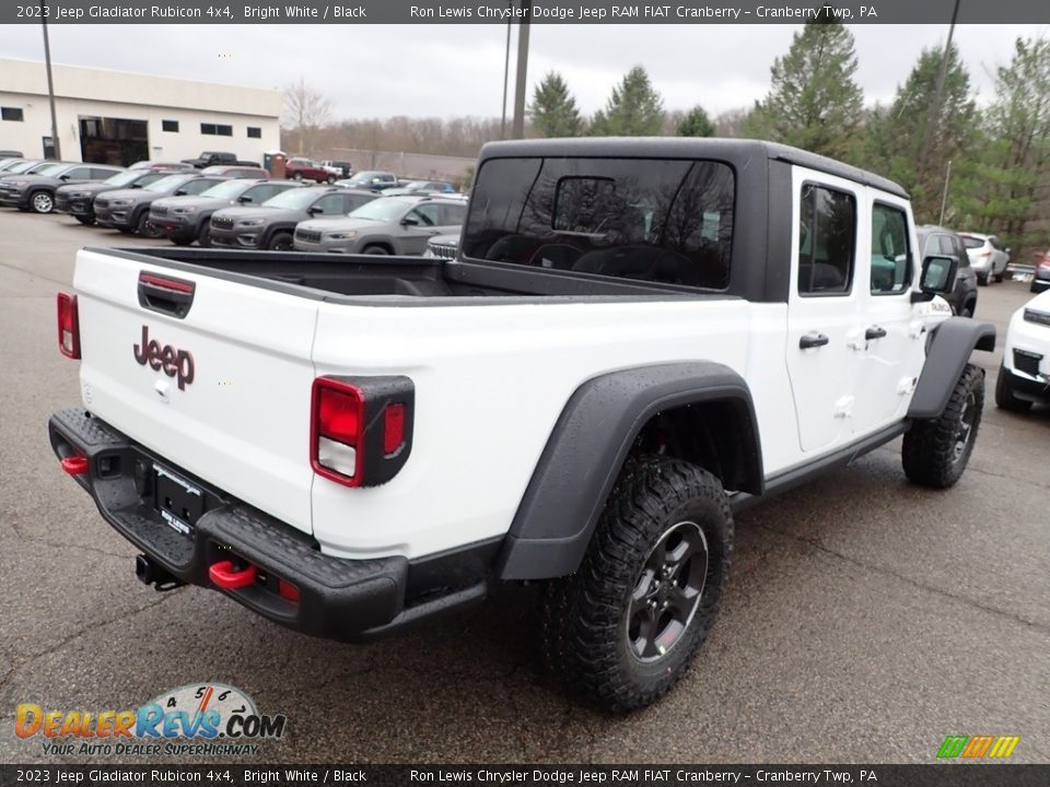 2023 Jeep Gladiator Rubicon 4x4 Bright White / Black Photo #5