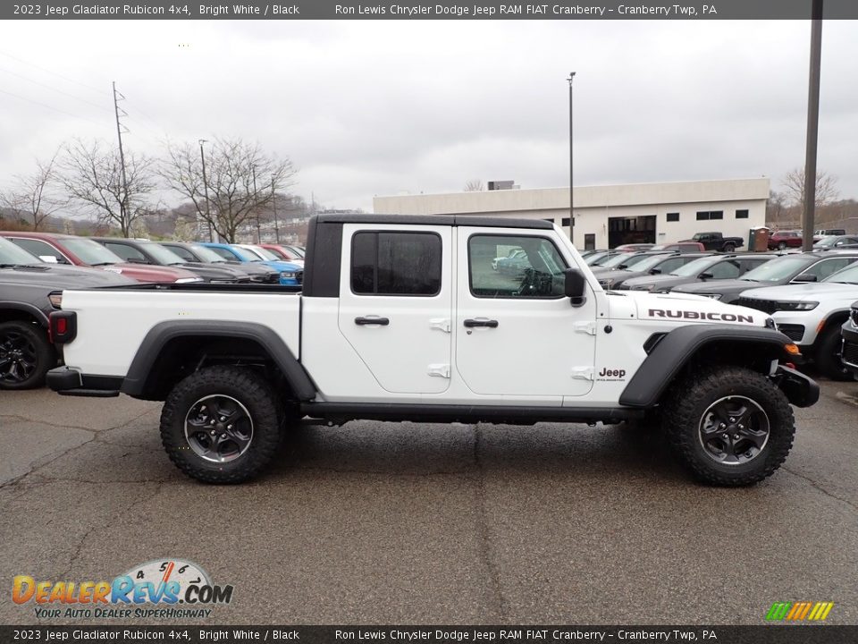 2023 Jeep Gladiator Rubicon 4x4 Bright White / Black Photo #6