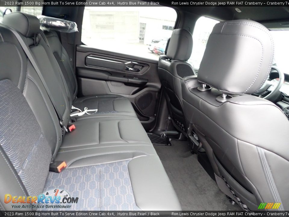 Rear Seat of 2023 Ram 1500 Big Horn Built To Serve Edition Crew Cab 4x4 Photo #12