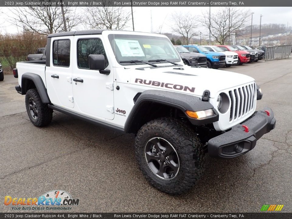 2023 Jeep Gladiator Rubicon 4x4 Bright White / Black Photo #7