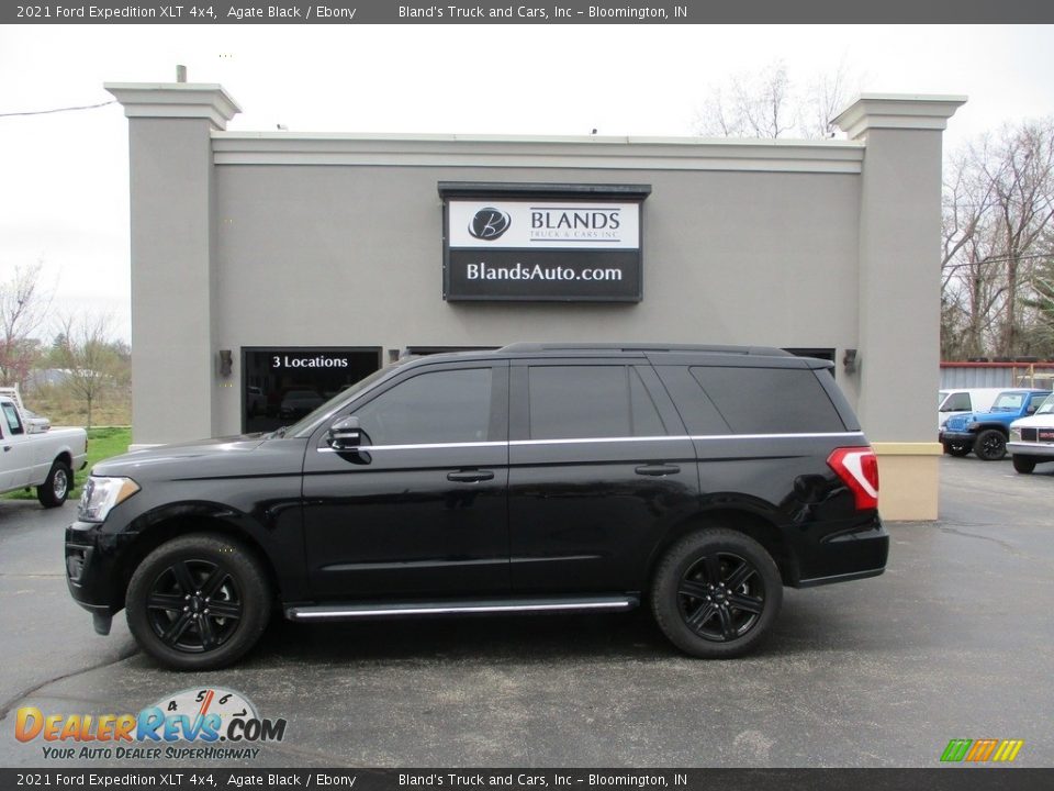 2021 Ford Expedition XLT 4x4 Agate Black / Ebony Photo #1