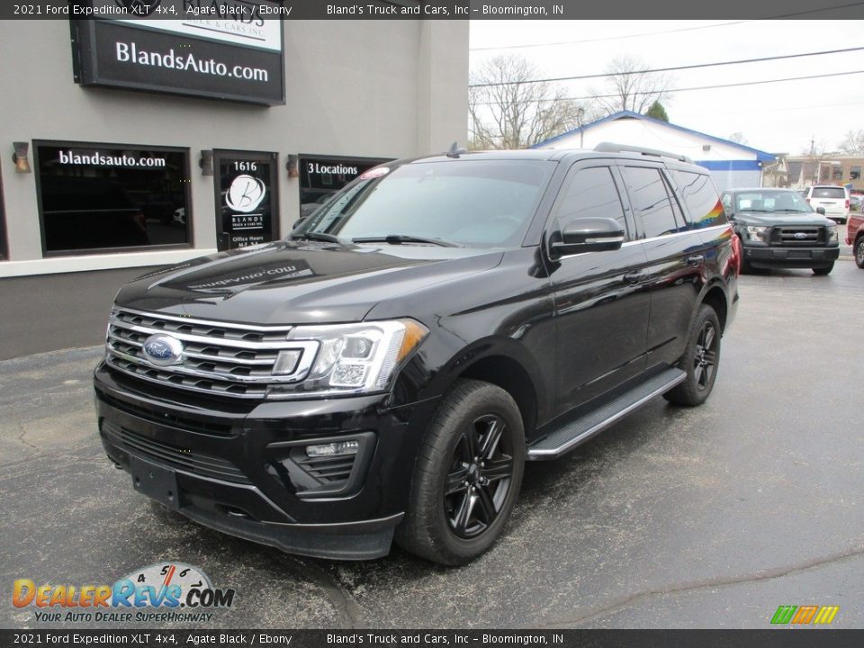 2021 Ford Expedition XLT 4x4 Agate Black / Ebony Photo #2