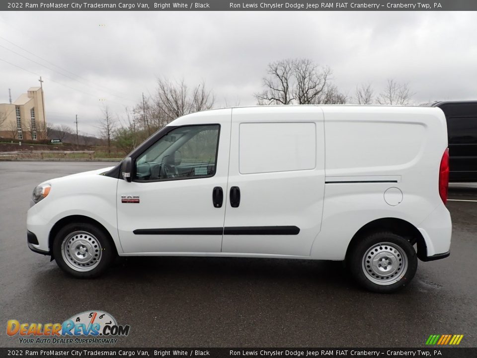 2022 Ram ProMaster City Tradesman Cargo Van Bright White / Black Photo #2