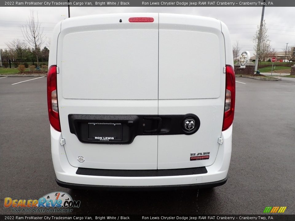 2022 Ram ProMaster City Tradesman Cargo Van Bright White / Black Photo #4