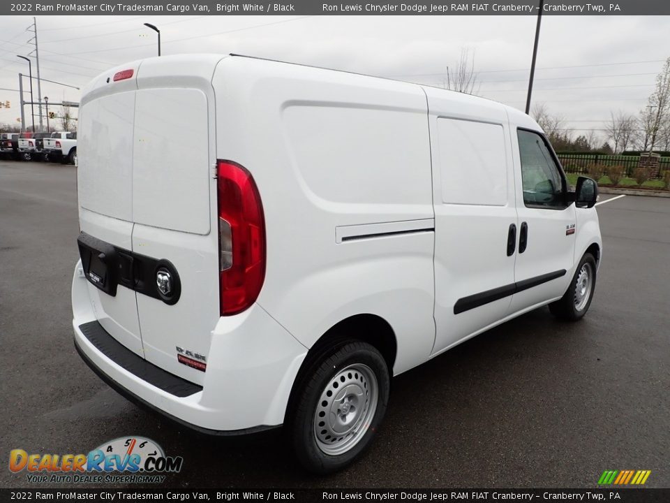 2022 Ram ProMaster City Tradesman Cargo Van Bright White / Black Photo #5