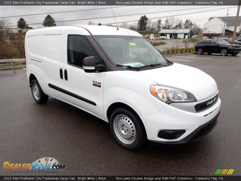 2022 Ram ProMaster City Tradesman Cargo Van Bright White / Black Photo #7