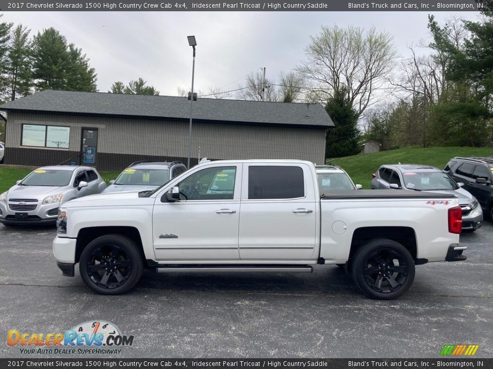 2017 Chevrolet Silverado 1500 High Country Crew Cab 4x4 Iridescent Pearl Tricoat / High Country Saddle Photo #1