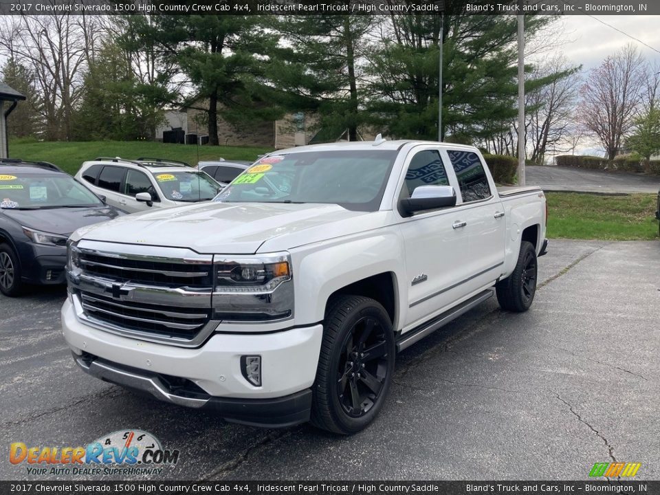 2017 Chevrolet Silverado 1500 High Country Crew Cab 4x4 Iridescent Pearl Tricoat / High Country Saddle Photo #2