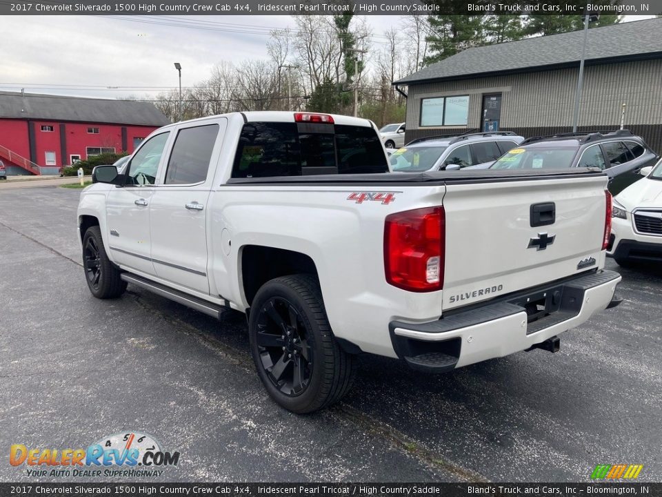 2017 Chevrolet Silverado 1500 High Country Crew Cab 4x4 Iridescent Pearl Tricoat / High Country Saddle Photo #3