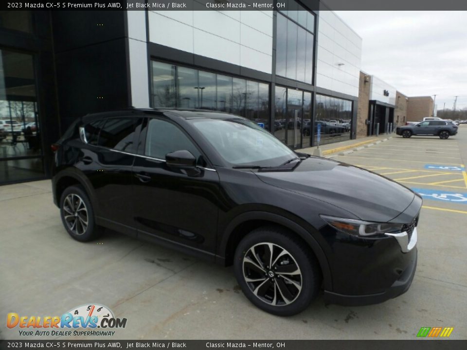 2023 Mazda CX-5 S Premium Plus AWD Jet Black Mica / Black Photo #1