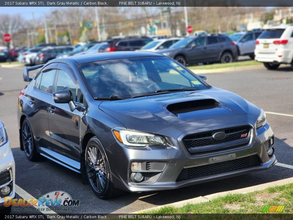 Dark Gray Metallic 2017 Subaru WRX STI Photo #3