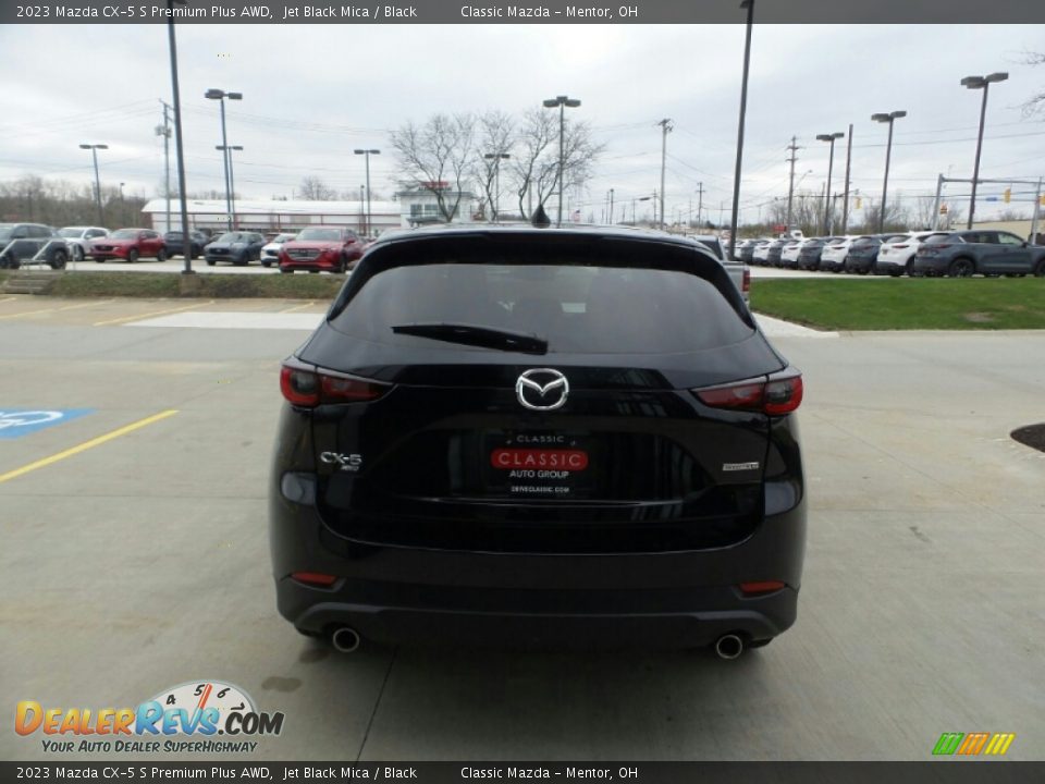 2023 Mazda CX-5 S Premium Plus AWD Jet Black Mica / Black Photo #5