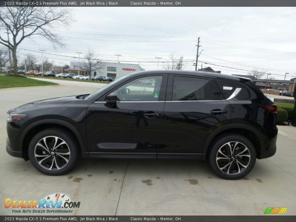 2023 Mazda CX-5 S Premium Plus AWD Jet Black Mica / Black Photo #6