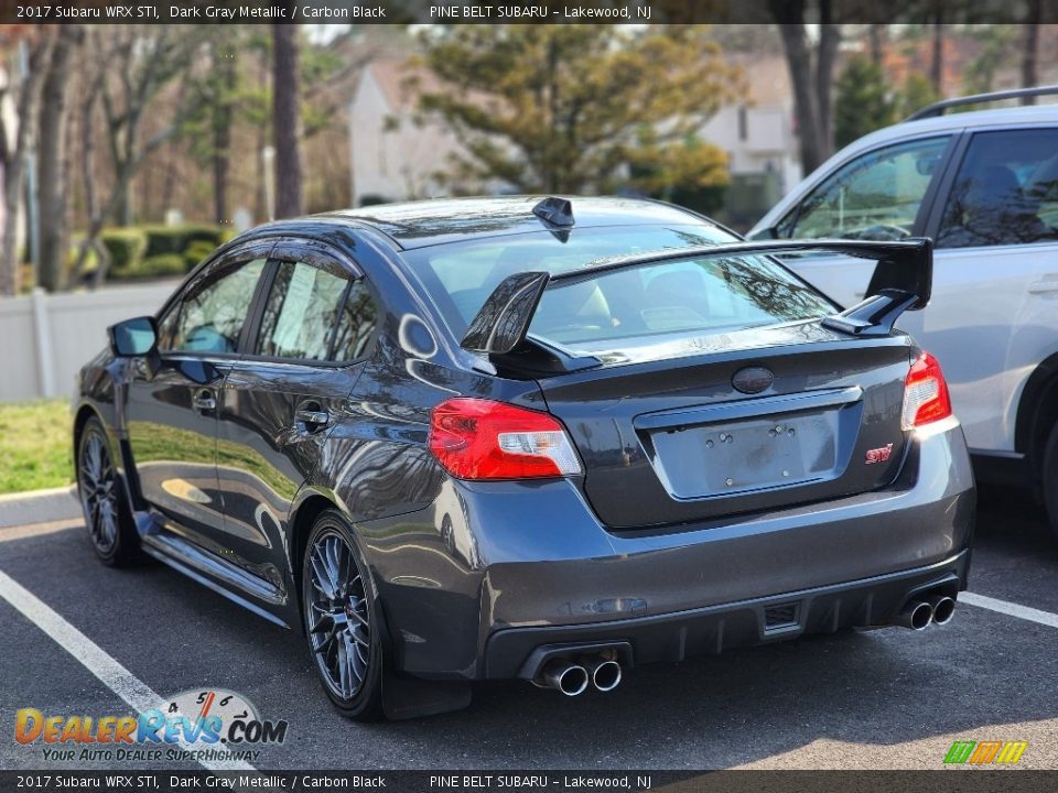 2017 Subaru WRX STI Dark Gray Metallic / Carbon Black Photo #8