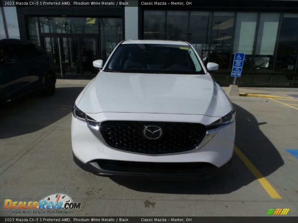 2023 Mazda CX-5 S Preferred AWD Rhodium White Metallic / Black Photo #2
