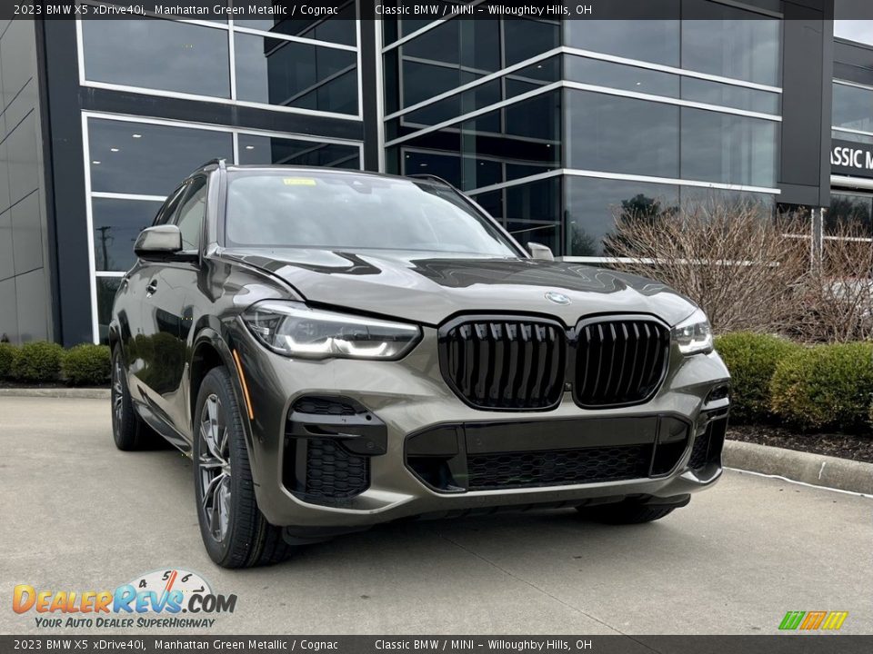 Manhattan Green Metallic 2023 BMW X5 xDrive40i Photo #1