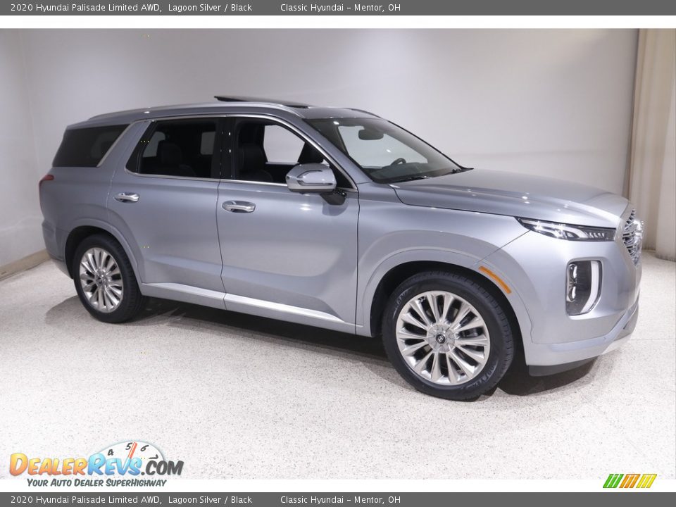 2020 Hyundai Palisade Limited AWD Lagoon Silver / Black Photo #1