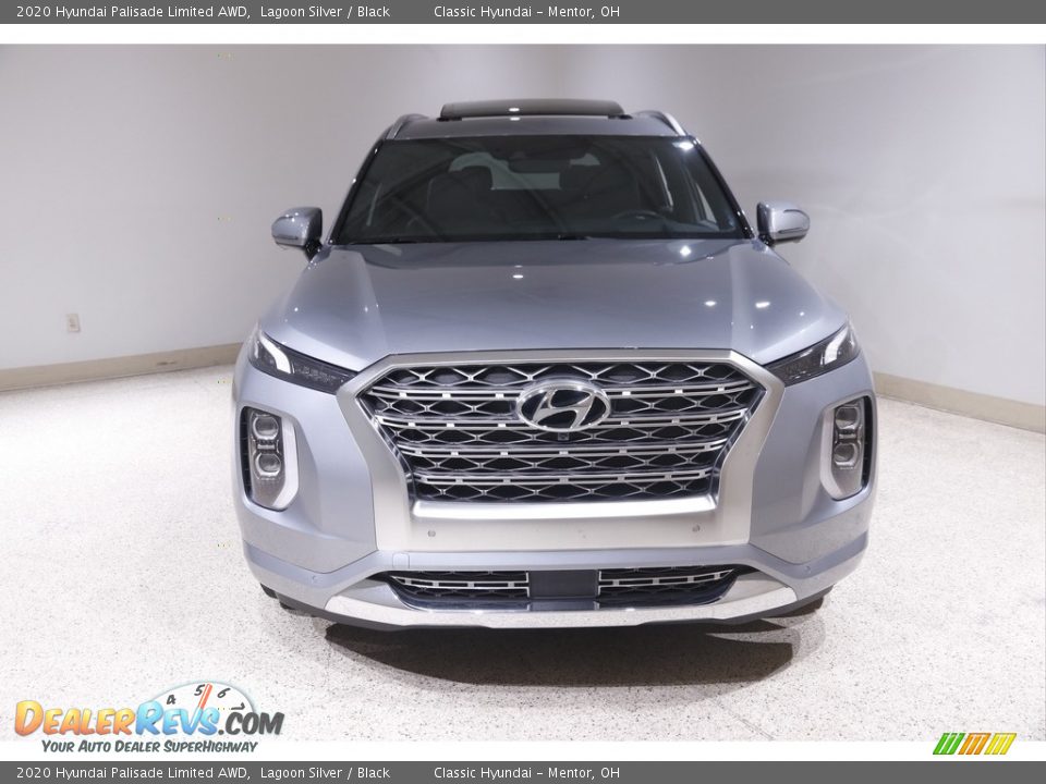 2020 Hyundai Palisade Limited AWD Lagoon Silver / Black Photo #2