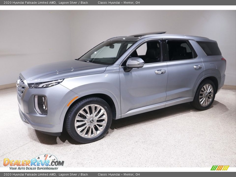 2020 Hyundai Palisade Limited AWD Lagoon Silver / Black Photo #3